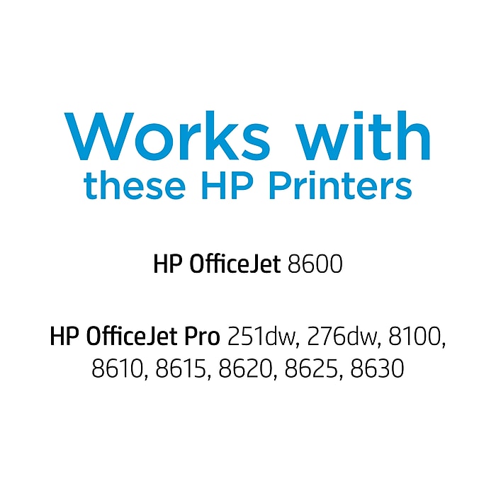 HP 951XL Cyan High Yield Ink Cartridge, Prints Up to 1,500
