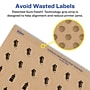 Avery Laser/Inkjet Multipurpose Circle Labels, 0.75" Dia, Kraft Brown, 1200/Pack (94504)~#|#~6849A8D1-D38B-4596-A830DD30814C7BF5_sc7