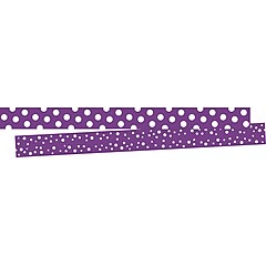 Polka Dot Magnetic Border Teacher Created Resources Black Mini Polka ...