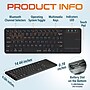 Delton N60 Portable Bluetooth Keyboard with Touchpad, Black (DKMIN60-WB)~#|#~6850F3E3-BAE1-4CC0-AC09C55C883CF1EA_sc7