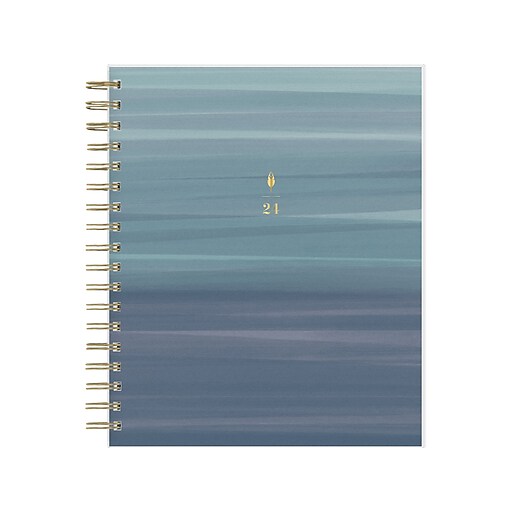 2024 inkWELL Press Undercurrent 7" x 9" Daily & Monthly Planner, Blue