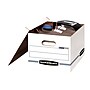 Bankers Box Stor/File 60% Recycled Corrugated File Box Lift Off Lid, Letter/Legal Size, White/Blue, 6/Pack (57036-04)~#|#~68539AD4-9D54-4F81-857B79625963988C_sc7