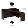 Bush Business Furniture Arrive 72"W L Shaped Reception Desk with Shelf, Mocha Cherry (ARV006MR)~#|#~6859314E-8CB2-4EDA-B4065E323887C791_sc7