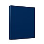 Staples 1" 3-Ring Non-View Binder, Navy (ST26646-CC)~#|#~685C0AA2-268D-4E36-835AFE52E3801DB2_sc7