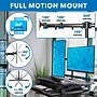 Mount-It! 47" W Manual Adjustable Standing Desk Converter with Dual Monitor Mount, Black (MI-8052)~#|#~685EBBDB-B43E-47EF-8BFAF536E9D9450C_sc7