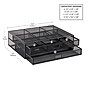 Mind Reader Two-Tier Monitor Stand Laptop Riser, Up to 30 lbs., Black (2TDMESHY-BLK)~#|#~68665314-DB75-443D-968A564438947E6E_sc7