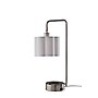 Adesso Dover Supercharger Incandescent Desk Lamp, 22.25"H, Brushed Steel/White (2616-22)~#|#~68682181-DC23-440A-86224215F75D68C7_sc7