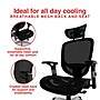 Staples Hyken Ergonomic Mesh Swivel Task Chair, Black (UN59460)~#|#~687484E7-9617-47D9-9E374A13558499B4_sc7
