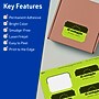Avery Laser/Inkjet Multipurpose Decorative Edge Labels, 2" x 3", Bright Green, 320/Pack (94267)~#|#~687A60ED-258A-4B39-968469DBE3308CDF_sc7