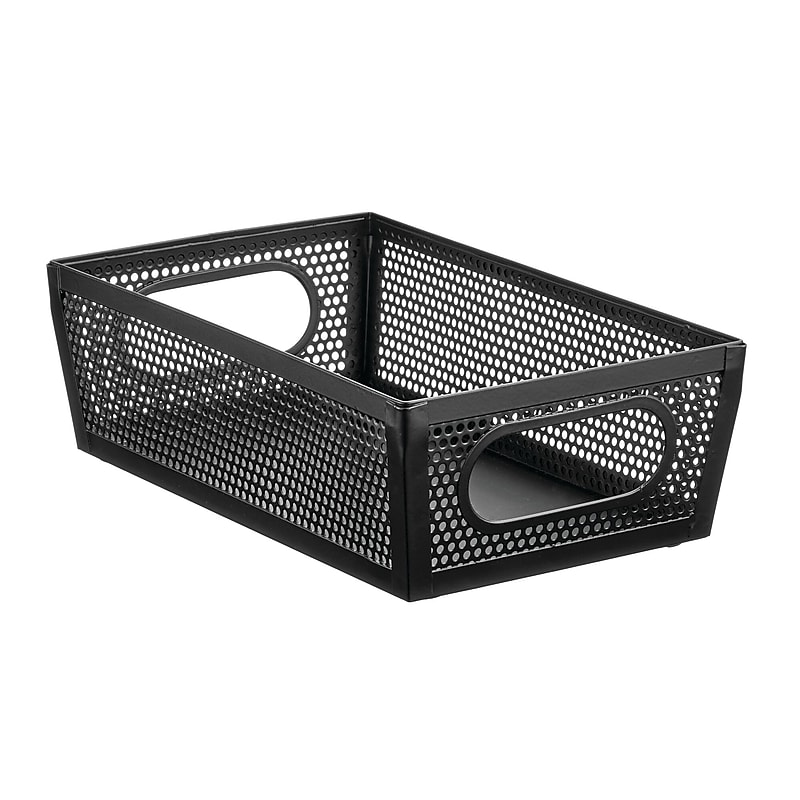 mDesign Steel Organizer, Matte Black (25985) image 1