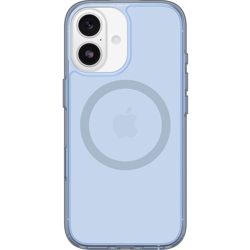 OtterBox Symmetry MagSafe Phone Case for Apple iPhone 17, Shock Absorbing, Blue Bliss (77-98798) image 1