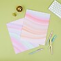 DesignWorks Ink Glossy 3-Hole Punched 2 Pocket Paper Folder, Assorted Colors (TPFA-115ST)~#|#~687F7608-FD5A-456D-89C0503351B86149_sc7