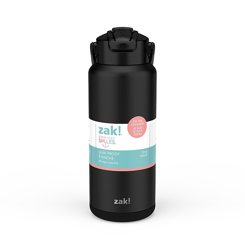Zak! Liberty Stainless Steel Double Wall Insulated Tumbler, 32 oz., Ebony, (0015-X033) image 1