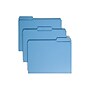 Smead File Folder, Reinforced 1/3-Cut Tab, Letter Size, Blue, 100/Bx (12034)~#|#~6888A6E3-DCC2-4947-84B646A040B843D4_sc7