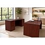 Boss Office Products 71" Desk and Credenza with Dual File Pedestals, Mahogany (GROUPA2-M)~#|#~688ABA2A-861F-4081-8EEDF88ABC820CBA_sc7