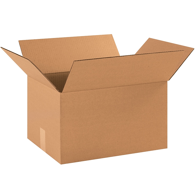 16" x 12" x 9" Shipping Boxes, 32 ECT, 25/Bundle (16129R) image 1