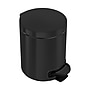 Nine Stars Stainless Steel Step Trash Can, 1.3 Gallon, Black (SOT-5-1MB)~#|#~689039CB-47AB-4183-B5B014606DEED832_sc7