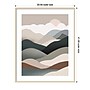 Amanti Art Nordic Landscape Mountain Range 06 by Little Dean Wood Framed Wall Art Print, 33"W x 41"H (A42679023207)~#|#~68920462-8D17-4B35-AB517C571B04D046_sc7