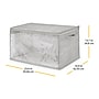 Whitmor 17" x 24" Storage Bag with Window, Gray (5455-12083)~#|#~6892E504-9DF4-4C38-8CB7AFAF82CBC508_sc7