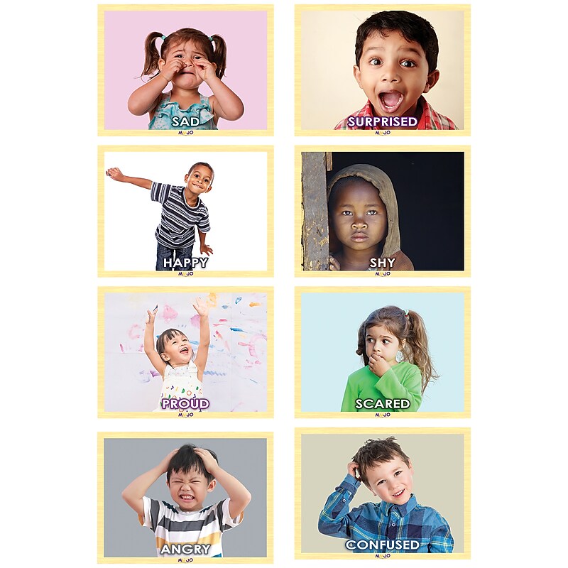Mojo Range of Emotions Puzzle Set, 8/Set (MJ-345407) image 1