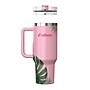 Outdoors Professional Stainless Steel Double-Walled  Tumbler with Straw, 40 oz., Tropical Pink (OUTD9249)~#|#~6893DBBD-9C9D-45CD-BFF941C2732034E6_sc7