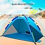 Outdoors Professional Beach Sun Shelter Tent, Blue (9007BLU)~#|#~6895E1F0-C4E3-41C6-BDA30FFD8609BF0F_sc7