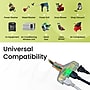 GoGreen Power 50' Indoor/Outdoor Extension Cord, 3-Outlet, 14 AWG, Orange (GG-15150)~#|#~6896F1C2-C57A-444C-B24772E7C9EA78D9_sc7