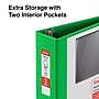 Staples 3" 3-Ring View Binder, D-Ring, Green (55428/26354)~#|#~6898B0D7-FC8E-44EA-A0C309B0EF252286_sc7