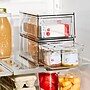 iDESIGN Small Stackable Plastic Storage Bin, Clear, 4/Pack (28397M4)~#|#~689B680A-501C-4B4B-A0AB197C2E371100_sc7