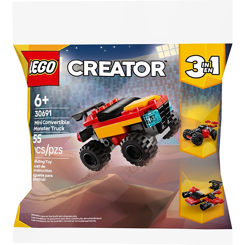 LEGO Creator Mini Convertable Monster Truck, 55 Pieces (30691) image 1