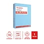 Staples 110 lb. Cardstock Paper, 8.5" x 11", Blue, 250 Sheets/Ream (49702)~#|#~68A26FF4-B31C-4203-8E28B9E5A705AF1B_sc7