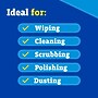 CloroxPro Clorox Handi Wipes Cotton Cleaning Cloths, Blue/White, 72 Cloths/Pack (60942)~#|#~68A5E3F7-6326-4E4F-8D8DBCE8875CFFBE_sc7