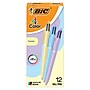BIC 4 Color Retractable Ballpoint Pen, Medium Point, 1.0mm, Assorted Ink, Dozen (MMAP3-AST)~#|#~68A652E4-582C-48B6-BC53997372F38F9C_sc7