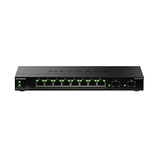 NETGEAR S350スイッチングハブ PoE 8ポートGS310TP Amazon.com