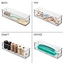 iDESIGN Medium Stackable Plastic Storage Bin, Clear, 2/Pack (29085M2)~#|#~68AFAB0F-2861-4112-967150FCDDE6CA24_sc7