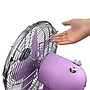 Good Housekeeping Retro 12" Oscillating Table Fan, 3-Speed, Lavender (92619)~#|#~68BCD925-E43B-4CC5-87615888145B9679_sc7