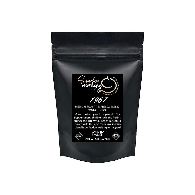 Sunday Morning Coffee  1967, Medium Roast, 80 oz. (SK-LYWJ-OX88-1967-5LB) image 1