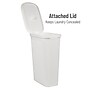 Mind Reader 10.57-Gallon Hamper with Lid, Plastic, White (40FABHAMP-WHT)~#|#~68CAD88B-D2CB-4F02-AFB8AC83F9288EB1_sc7