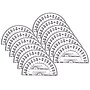 Charles Leonard 180-Degree Protractor, 4", Clear, 12/Pack, 3 Packs/Bundle (CHL77104IP-3)~#|#~68CC9FA4-626D-4C58-AA09D789F0A9BA53_sc7
