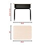 Staples 23.8"W Adjustable Student Desk, Black/Brown (ST63538)~#|#~68CD94A4-A9B7-44CA-85F6E90ADA569B01_sc7