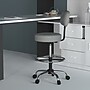 Boss Caressoft Vinyl Medical/Drafting Stool with Back Cushion, Grey (B16245-GY~#|#~68D2AB7C-098F-412D-8CEB5ADB6E4B90F8_sc7