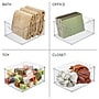 iDESIGN Plastic Pantry Bins, Clear, 2/Set (27951M2)~#|#~68D2DA1D-19E7-45FF-822212EC30329F04_sc7
