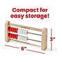 hand2mind Mini 20-bead Rekenrek, White/Red, 25/Set (93429)~#|#~68D4D038-903E-43A9-90C13FE616E2CC7A_sc7