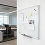 TRU RED™ Magnetic Tempered Glass Dry Erase Board, White, 4' x 3' (TR61196)~#|#~68D5FC29-C06E-4A3A-BDD3B3DEE3CC1325_sc7