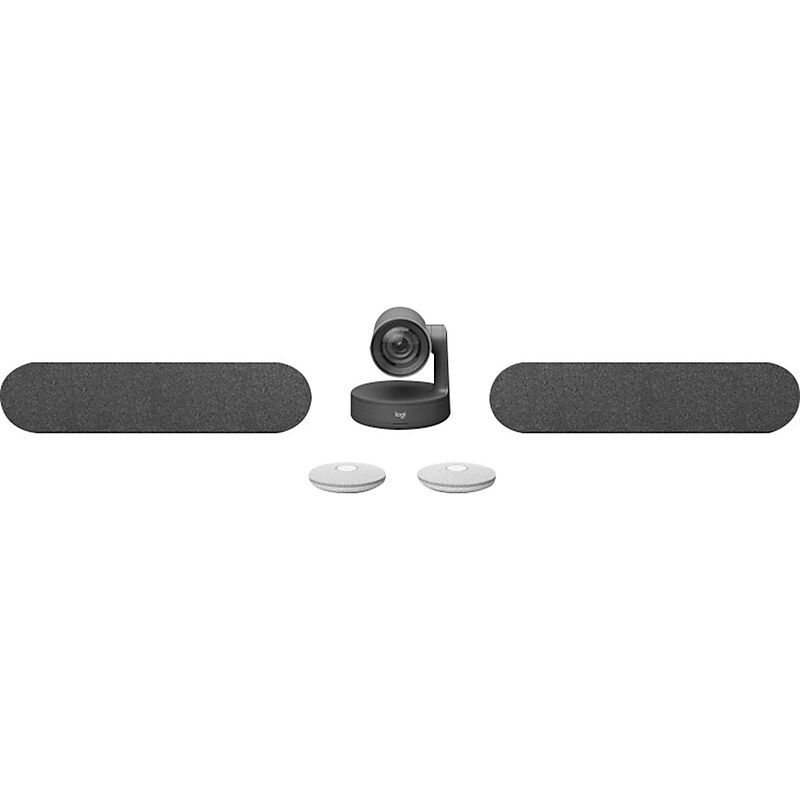 Logitech Rally Plus Ultra-HD Conference Camera System, Black/White (960-001398) image 1