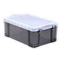 Really Useful Box 9.51 Quart Storage Box with Latching Lid, Plastic, Transparent Smoke (US9TSMK)~#|#~68DD19D5-CE5D-49F4-9F8A34F9A4401458_sc7