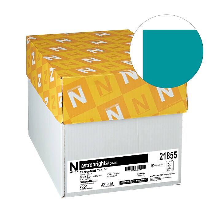 Astrobrights 65 lb. Cardstock Paper, 8.5