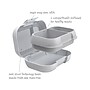 bentgo Kids Snack Container, 2-Compartment, Gray, 12 oz. (BGKDSNK-Y)~#|#~68E06638-5B79-44C0-A8BADB46764E26DE_sc7