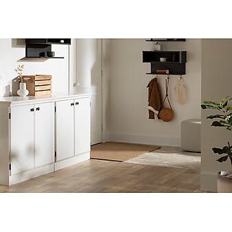 South Shore Morgan 32.5" 2-Door Storage Cabinet, White (7260722)
