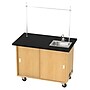 Diversified Woodcrafts Kinetic Mobile Demo Center Rectangular Demonstration Table, 48" x 28", Oak (4222K)~#|#~68E6B4D0-8ABC-4CE8-8A91ED15B7CDD12C_sc7